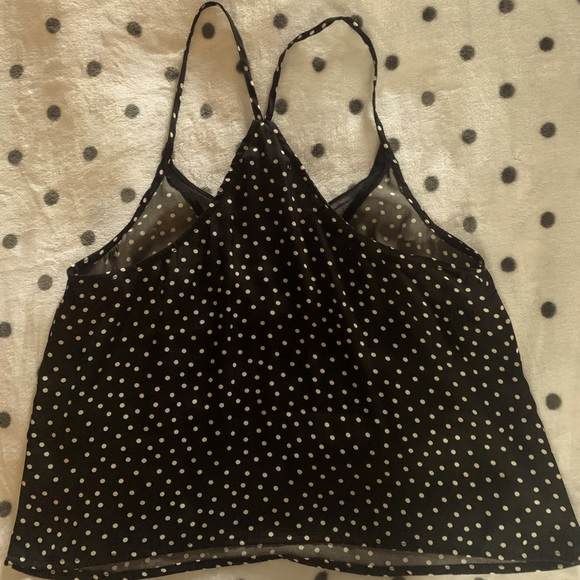 Black with white polkadots camisole - Picture 1 of 2